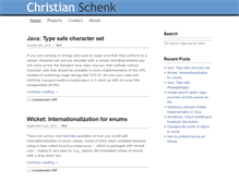 Tablet Screenshot of christianschenk.org